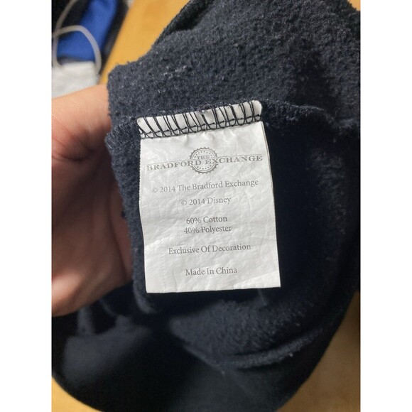 Disney Bradford Exchange Womens Black Mickey Love Hoodie Size Large 20pit2pit - Picture 7 of 10